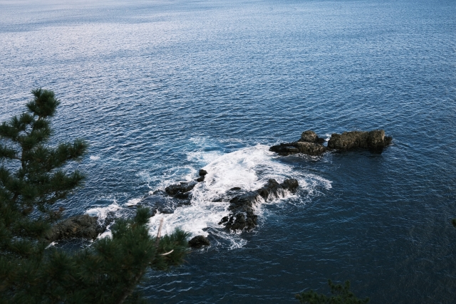 大船渡市の碁石海岸